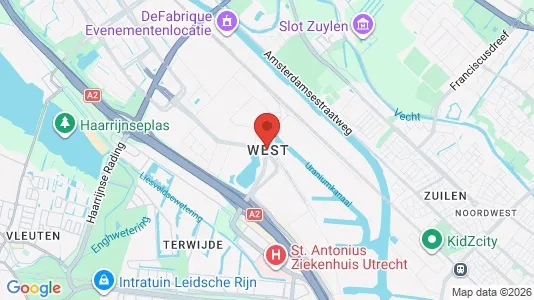 Office spaces for rent i Utrecht West - kort over placeringen