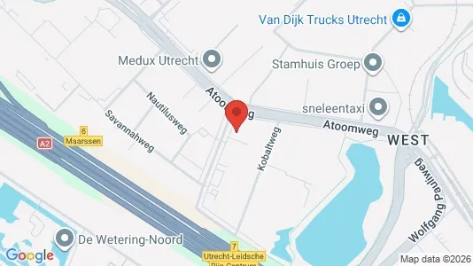Office spaces for rent i Utrecht West - kort over placeringen