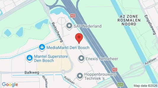 Kontorlokaler til leje i Den Bosch - kort over placeringen
