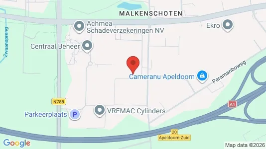 Office spaces for rent i Apeldoorn - kort over placeringen
