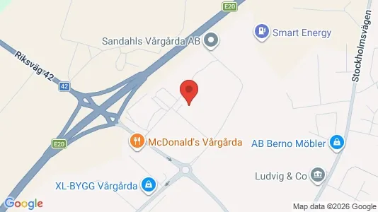 Lagerlokaler til leje i Vårgårda - Foto fra Google Street View