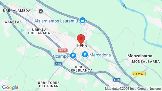 Butikklokaler til leie i Utebo – Bilde fra Google Street View