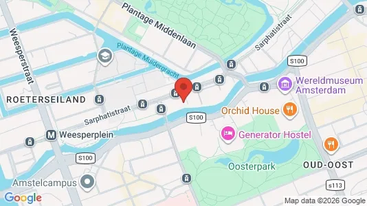 Toimistotilat Vuokrattavana i Amsterdam Centrum - kort over placeringen