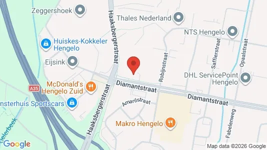 Commercial properties for rent i Hengelo - Photo from Google Street View