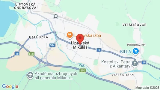 Bedrijfsruimtes te huur i Liptovský Mikuláš - Foto uit Google Street View
