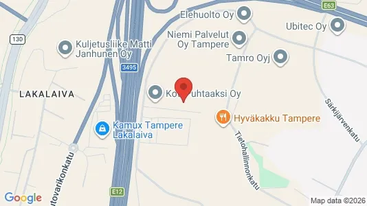 Büros zur Miete i Tampere Eteläinen - kort over placeringen