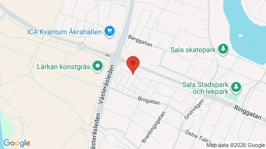 Kontorer til leie i Sala – Bilde fra Google Street View