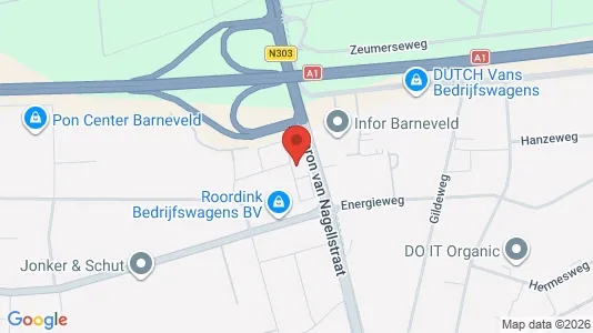 Kontorlokaler til leje i Barneveld - Foto fra Google Street View
