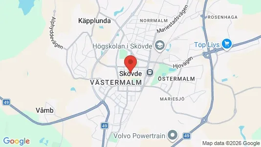 Kaupat Vuokrattavana i Skövde - Kuva Google Street Viewstä
