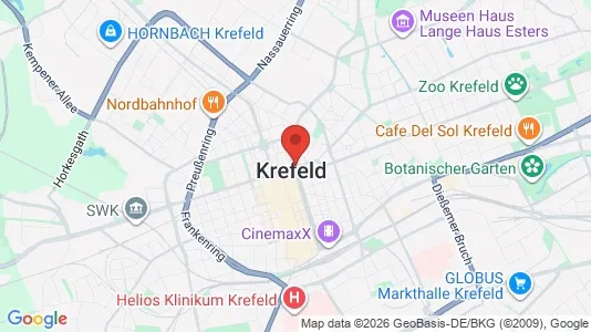 Varastot Vuokrattavana i Krefeld - Kuva Google Street Viewstä