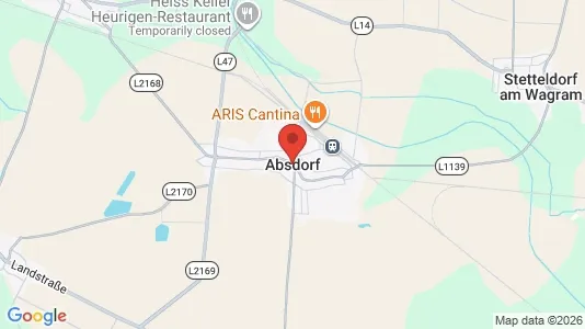 Kontorlokaler til leje i Absdorf - Foto fra Google Street View
