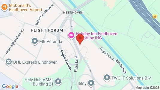 Industrial properties for rent i Eindhoven - kort over placeringen