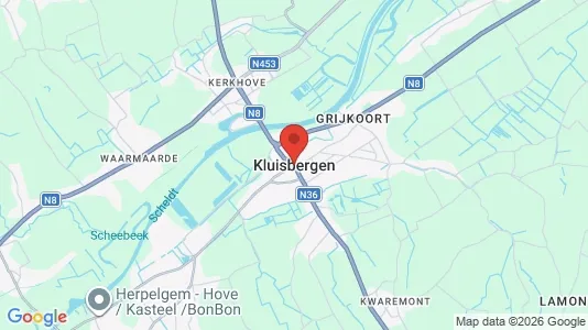 Kontorlokaler til leje i Kluisbergen - Foto fra Google Street View