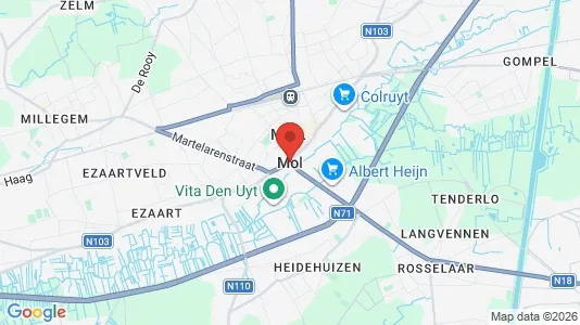 Varastot Vuokrattavana i Mol - Kuva Google Street Viewstä