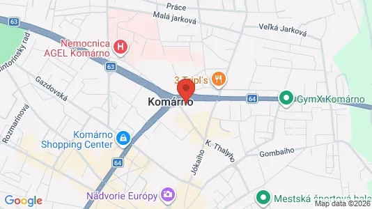 Commercial properties for rent i Komárno - Photo from Google Street View