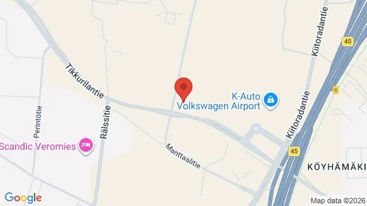 Producties te huur i Vantaa - Foto uit Google Street View
