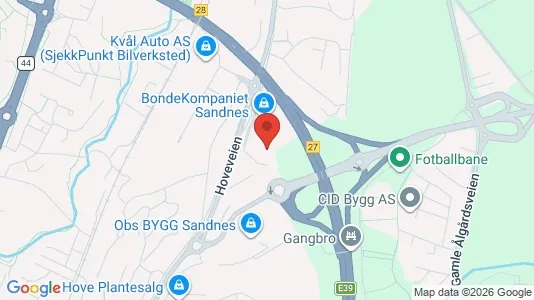 Varastot Vuokrattavana i Sandnes - Kuva Google Street Viewstä