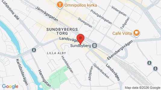 Gewerbeflächen zur Miete i Sundbyberg – Foto von Google Street View