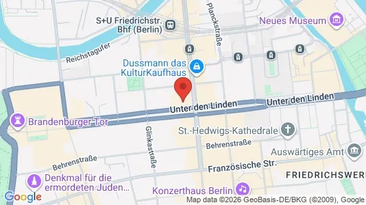 Kontorslokaler för uthyrning i Berlin Mitte - kort over placeringen