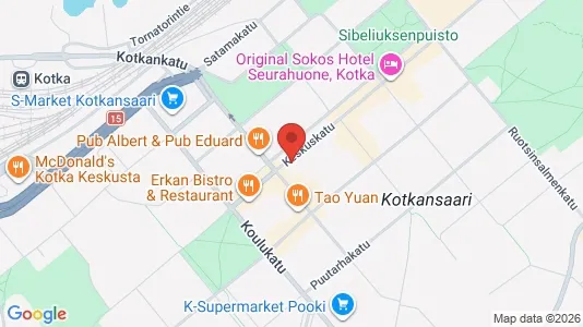 Kontorer til leie i Kotka – Bilde fra Google Street View