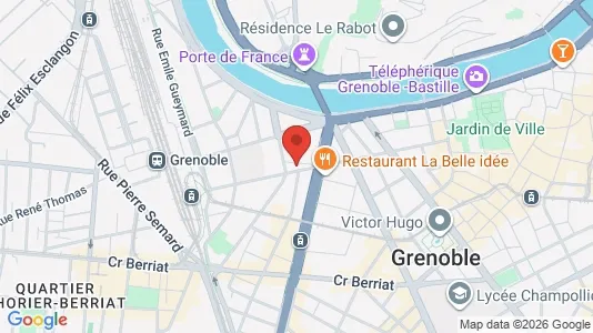Kontorhoteller til leje i Grenoble - Foto fra Google Street View
