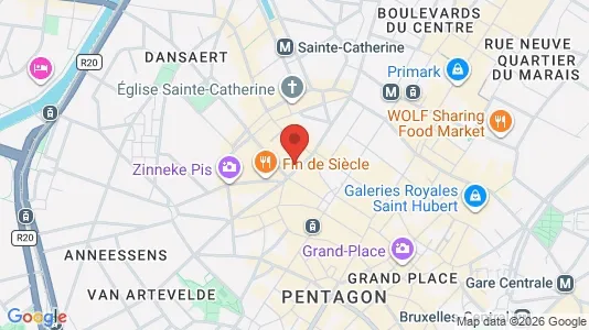 Office spaces for rent i Stad Brussel - kort over placeringen