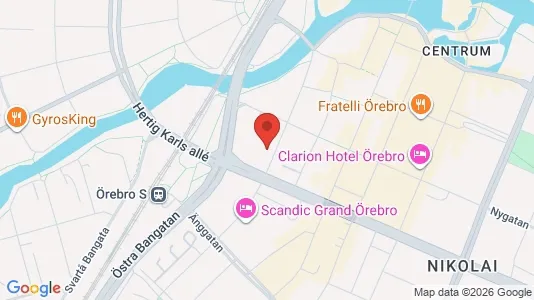 Büros zur Miete i Örebro – Foto von Google Street View