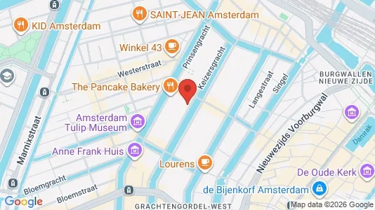 Commercial properties for rent i Amsterdam Centrum - kort over placeringen