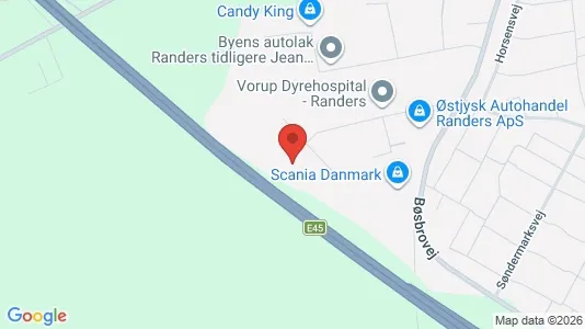 Lager til leie i Randers SV – Bilde fra Google Street View
