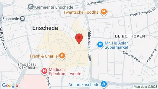 Lokaler til leje i Enschede - Foto fra Google Street View