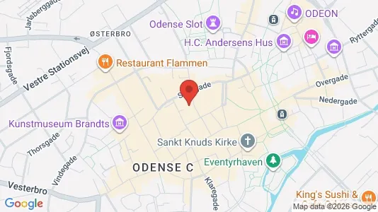 Büros zur Miete i Odense C – Foto von Google Street View