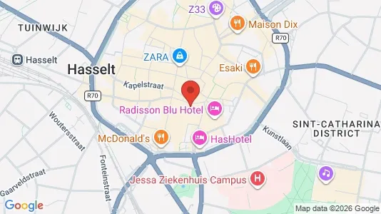 Gewerbeflächen zur Miete i Hasselt – Foto von Google Street View
