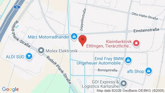 Kontorlokaler til leje i Karlsruhe - Foto fra Google Street View