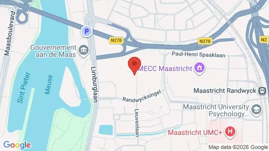 Kontorlokaler til leje i Maastricht - Foto fra Google Street View