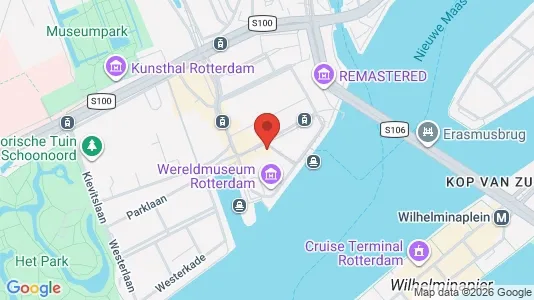 Kontorlokaler til leje i Rotterdam Centrum - Foto fra Google Street View