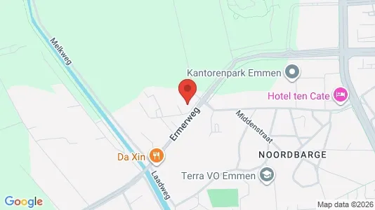 Clinics Vuokrattavana i Emmen - Kuva Google Street Viewstä