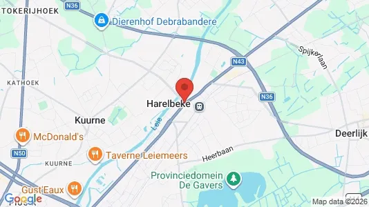 Kantorruimte te huur i Harelbeke - Foto uit Google Street View