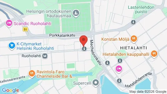 Lokaler til leje i Helsinki Eteläinen - Foto fra Google Street View