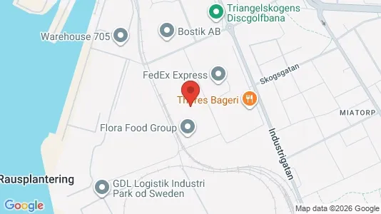 Kontorlokaler til leje i Helsingborg - Foto fra Google Street View
