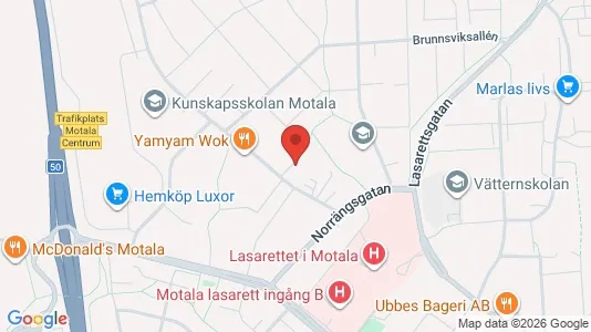 Büros zur Miete i Motala – Foto von Google Street View