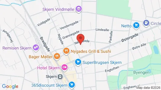 Office spaces for rent i Skjern - Photo from Google Street View