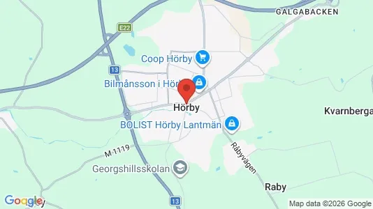 Winkels te huur i Hörby - Foto uit Google Street View