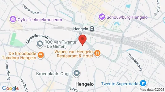Büros zur Miete i Hengelo – Foto von Google Street View