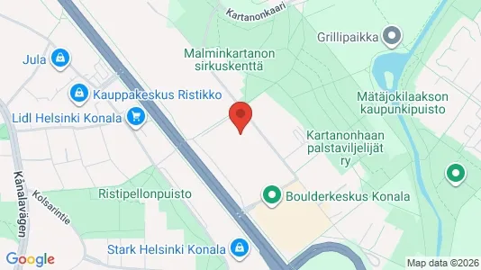 Werkstätte zur Miete i Helsinki Läntinen - kort over placeringen