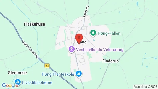 Toimistotilat Vuokrattavana i Høng - Kuva Google Street Viewstä