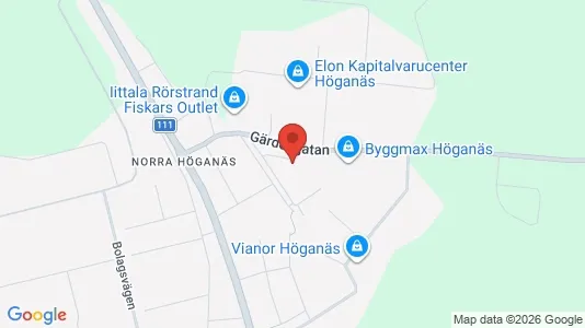 Kantorruimte te huur i Höganäs - Foto uit Google Street View