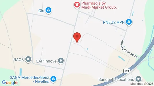 Varastot Vuokrattavana i Nijvel - Kuva Google Street Viewstä
