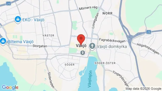 Kaupat Vuokrattavana i Växjö - Kuva Google Street Viewstä