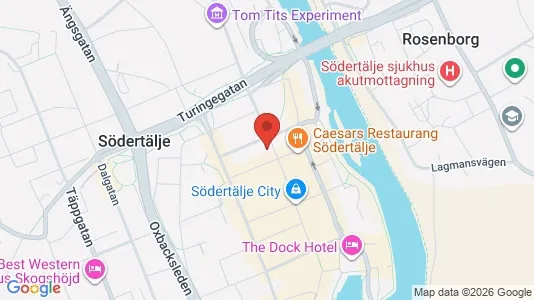Gewerbeflächen zur Miete i Södertälje – Foto von Google Street View