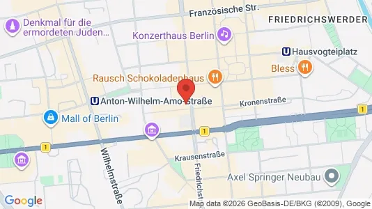 Toimistotilat Vuokrattavana i Berlin Mitte - Kuva Google Street Viewstä